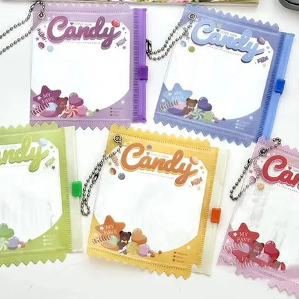 1PC Candy Bar Bag Badge Storage Case Pendant Protective Shell Card Doll Bag Pendant Keychain﻿