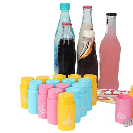 1pcs Mini Water Drill Bottle Opener Tools Drink Punch Bottle Cover Hole Punch Opener For Straw For Party Random Color