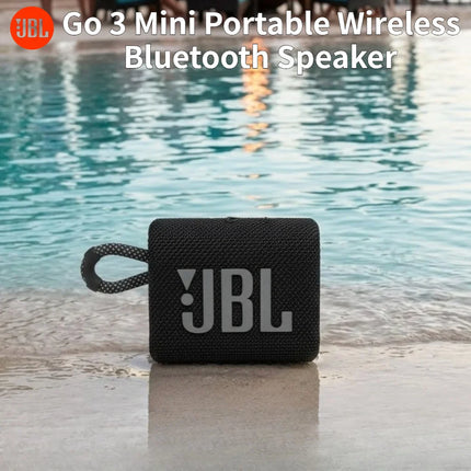 JBL Go 3 Mini Portable Wireless Bluetooth Speaker IP67 Waterproof Sports Deep Bass Sound Outdoor Camping Beach Party Subwoofer