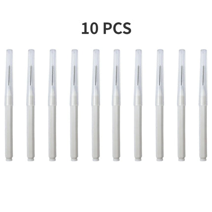 5/10/50PCS Mini Eyebrow Brush Brow Perm Brush Disposable Brow Lifting Brushes Bendable Micro Eyelash Brush Applicators Tools