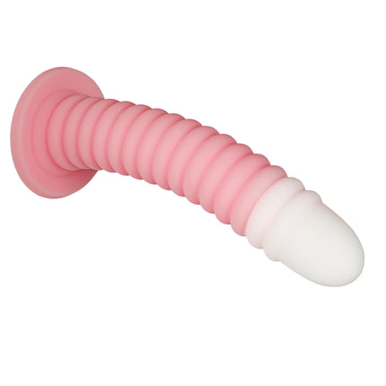 Extra Long Gradient Pink Anal Plug Massager With Threaded Suction Cup Rear Multi-size Unisex Anal Plug Adult Erotic Anal Sex Toy