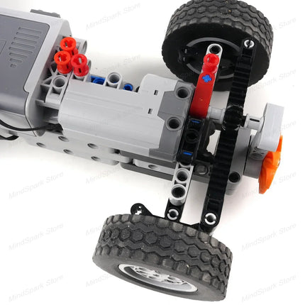 4WD RC Car Chassis Building Block with Electric Function Set/Chassis/Remote Control/Wheels MOC Technical DIY Toy Modifiable