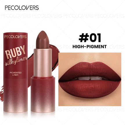1PC Soft Nude Pink Matte Lipstick, Versatile for Daily Wear and Dates, Smooth Application, Long-Lasting and Smudge-Proof
