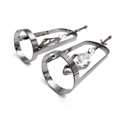 A Pair Of Metal Nipple Clamps For Women Increases Breast Pleasure Couple Flirting Tool BDSM Nipple Stimulator Adult Sex Toys