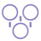 Purple-3pcs