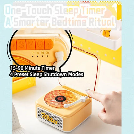 Bluetooth Speaker White Noise Sleep Aid Soundbar Surround Sound Music Box Wave Atmosphere Light Sleep Timer Support TF USB AUX