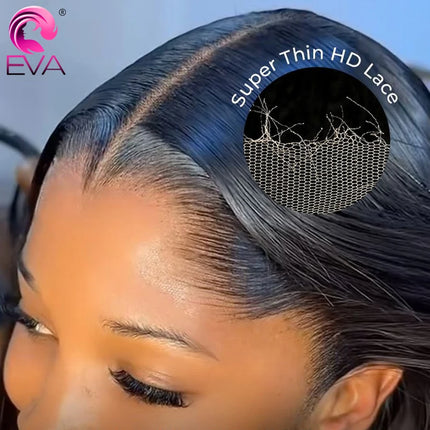 5x5 Invisible HD Lace Closures Ultra Thin Swiss HD Lace Skin Melted Human Hair Closures Pre Plucked 13x6 HD Lace Frontal Closure