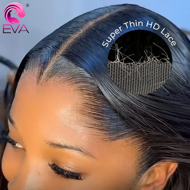 5x5 Invisible HD Lace Closures Ultra Thin Swiss HD Lace Skin Melted Human Hair Closures Pre Plucked 13x6 HD Lace Frontal Closure