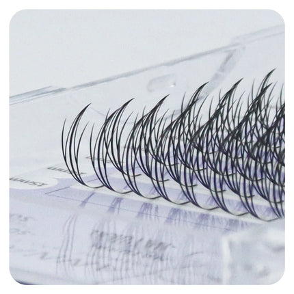 ANNAFRIS Comic Spire Eyelash Extension Premade Fans Natural Cashmere Manga False Eyelash Natural Soft Feather Shape Pteris Lash