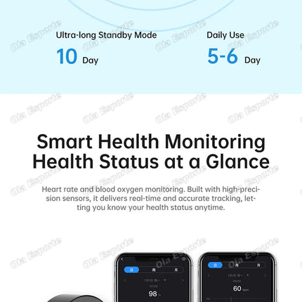 2026 New Vibration Alerts Smart Ring Heart Rate Sleep Monitoring Alarm Clock Message Notification Waterproof Men Women Smartring