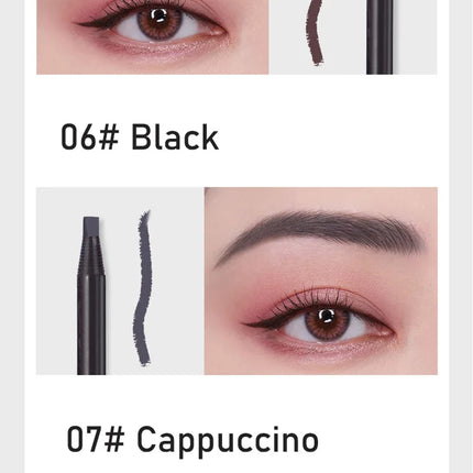 HAOZHUANG  Waterproof Long Lasting Eyebrow Pencils with Soft Brush Eyebrows Makeup Tool Permanent Makeup Tattoo Accessories