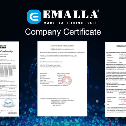 20/10pcs EMALLA Eliot Tattoo Cartridge Needles RL RS CM MG Disposable Sterilize Tattoo Permanent Makeup Cartridge Machine Needle