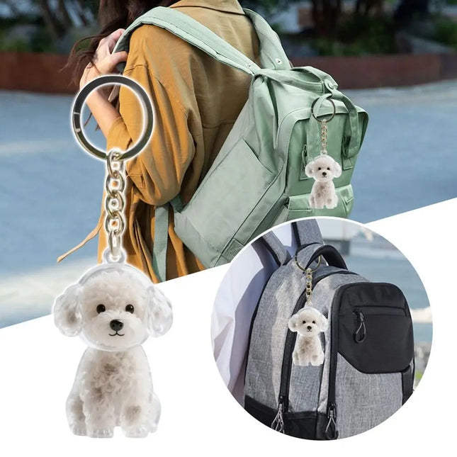 Transparent Dog Fur Storage Fur Storage Capsule DIY Accessories Portable Souvenirs Keychain Handmade Design Pet Hair Container