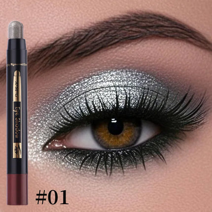 Pearl Shimmer Eyeshadow Stick Set, Waterproof and Long-lasting Eyeshadow Set with Easy Application Capabilities