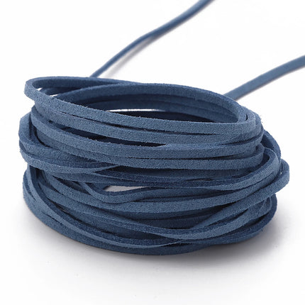 3mm Faux Suede Braided Cord Korean Velvet Leather For Handmade DIY Beading Bracelet Jewelry Making Thread String Rope 1m/4m/roll