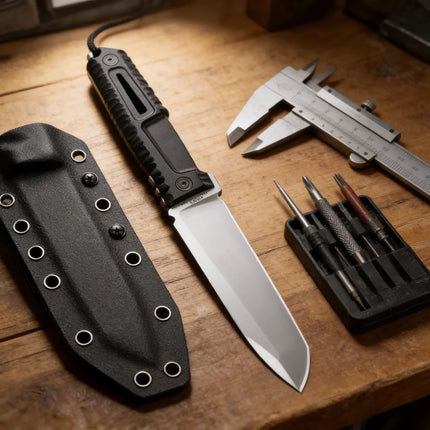EXTREMA RATIO- Field Tactics K-sheathing Straight Knife Camping Adventure Emergency Knife Kitchen Slicing Knife Fruit Knife