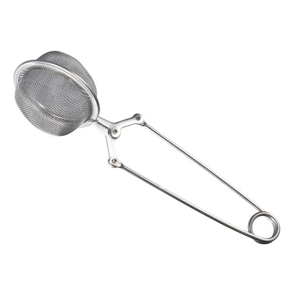 1PC Creative Stainless Steel Tea Ball Infuser Filter Squeeze Leaves Herb Mesh Strainer Tea Infuser Reusable Teapot Gadgets