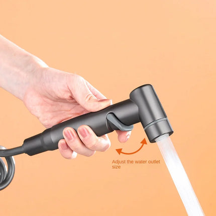 Hygienic Shower Toilet Bidet Sprayer Shower Head Double Outlet Angle Valve Wall-Mounted Double Outlet Bidet Toilet Accessories