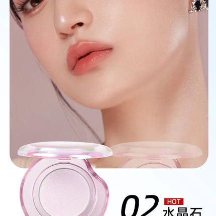 Romantic Beauty Iluminador Maquillaje Chameleon Highlighter Eye Palette High gloss Powder Body and Face Pearl Brightening