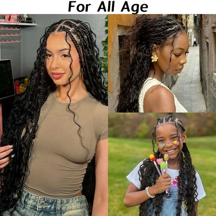 12A Human Braiding Hair for Boho Braids Burmese Curly Spiral Ends Bulk Unprocessed Virgin Hair 1 Bundles/Lot 60g/1Pack Salon-Quality Deep Wave Bulk Human Hair For Braiding