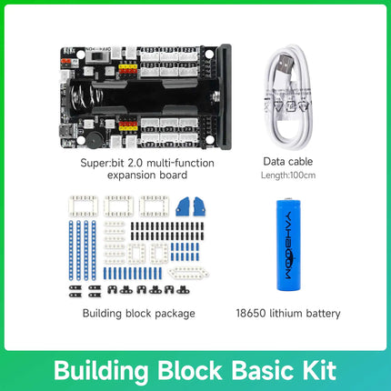 Yahboom Superbit Microbit Expansion Board Comes with IIC UART WIFI Sensor Interface and RGB Light for BBC Micro:bit V2 V1