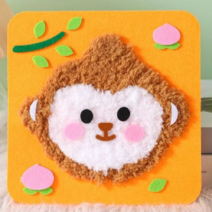 Creative DIY Arts Crafts Cute Animal DIY Educational Sewing Kit DIY Doll Sewing Toys for Beginners Arts and Crafts
