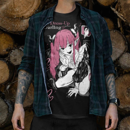 Marin Kitagawa T-shirt My Dress Up Dear Girl Anime Shirt Men and Women Summer Cotton Comfortable Loose Fashion Short Sleeve Top