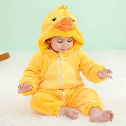 0 1 2 3 4 Years Kigurumi Pajamas for Toddler Baby Clothes Children Outfits Infant Dinosaur Unicorn Cat Robbit Cosplay Costumes