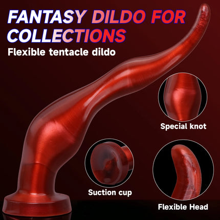 Super Long Deep Anal Whip Large Sucker Dildo Prostate Massager Stimulation Anal Plug Dilator Gay Sex Toy For Adult Buttplug 18