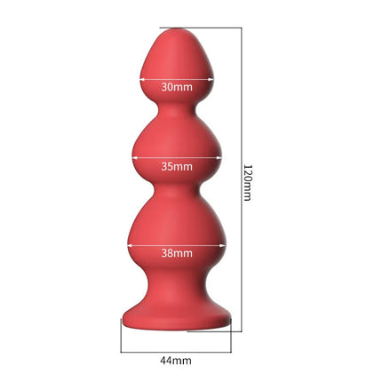 Anal Plug Silicone Butt Plug 3 Sizes Butt Plug Crystal Base Anal Vaginal Expander Sex Toy Adults Games Couple Erotic Products