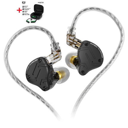 KZ ZS10 PRO X Wired Headset Hybrid Technology Earphone Monitor Earbud HIFI Bass Music Headphone HD Microphone Pure Sound Quality