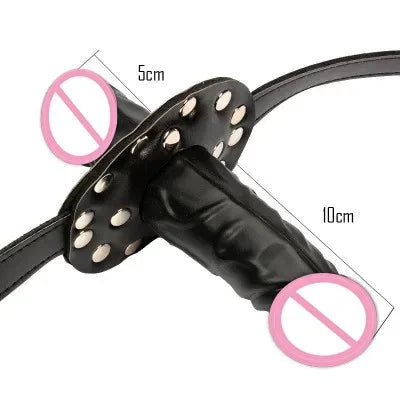 Strap on Dildo Gag Open Mouth SM Tool Double Dildos Bondage Bdsm Strapon Penis Lesbian Sex Toys for Couples Products Adult Games