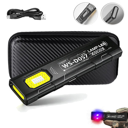 LED Keychain Flashlight USB C Rechargeable Portable Torch with COB  Mini Hanging Work Light Outdoor Portable Pen Clip Lantern
