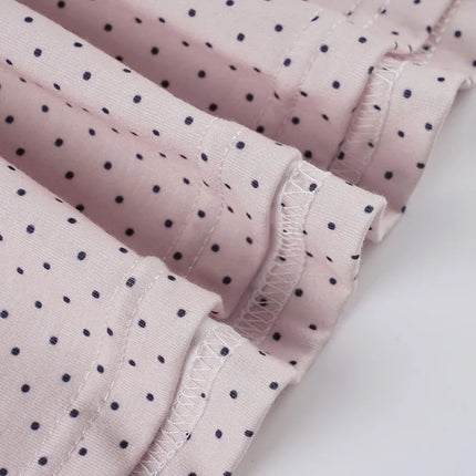 Sweet Polka Dot Prints T-Shirts Fashion Women Cute Design One-Shoulder Summer Tops Casual Korean Office Lady Commute Slim Tees