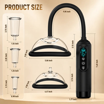 Pussy Pump Vibrator Sucking Toys BDSM Electric Vacuum Suck Vagina Sex Pump 7 Suction Female Sex Toy Clit Nipple Sucker for Women