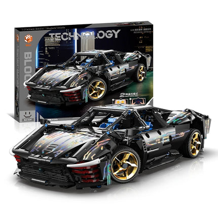 Building Blocks Roadster Technology 1:14 Racing Roadster building blocks Assembly brick vehicle toy gift for boys