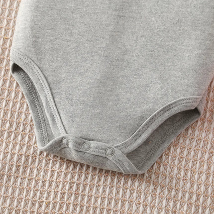 100% Cotton Born Because of Love Exquisite Print Comfortable Cloths Onesie Bodysuit for Baby Jumpsuit for 0 To 12 Months Newborn
