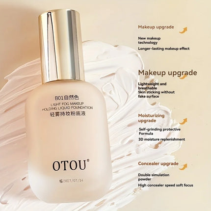 OTOU 30ml Liquid Foundation Concealer Long-Lasting BB Cream Waterproof Suitable for Dry to Oily Skin Brightening Skin Care