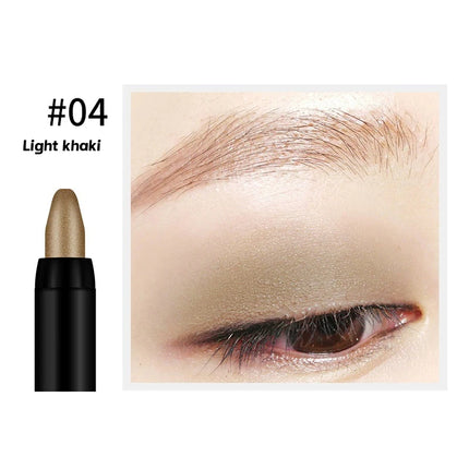 1Pc Pearlescent Eyeliner 15 Colors Waterproof Long-Lasting Non-Smudge Glitter Eye Makeup for Smokey Eyes
