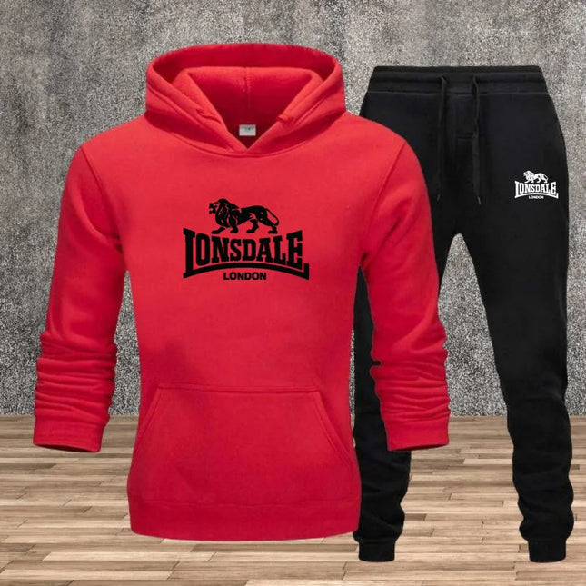 Men's Set Hooded Sweatshirts Sweatpants Autumn Winter Male Daily Casual Sports Jogger Suit 2025 Urban Fashion Hoodies Sportswear
