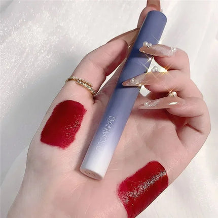 5 Colors Matte Lipstick Set Long Lasting Waterproof Non-Stick Red Lips Lip Tint Cosmetic Makeup Glaze Easy Fade Cup Lip