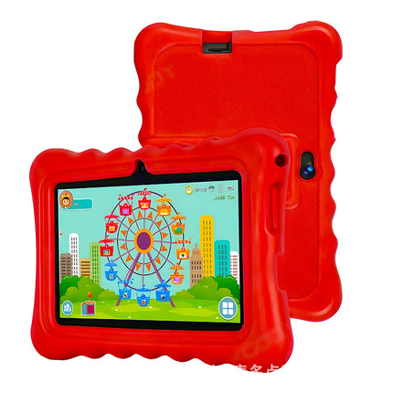 New 7 Inch 4GB RAM 64GB ROM Kids Tablets Quad Core WiFi Android 13 Bluetooth 5 Educational Software Installed Learning Tablet PC