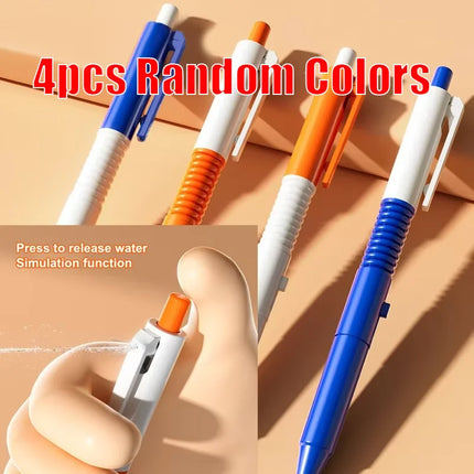 Water Gun Pen Prank Kit Dual-Function Ballpoint Pen & Mini Water Toy Hilarious Prank & Fun Stationery