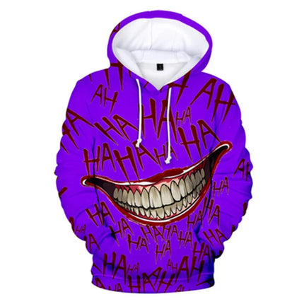 Men's expression Hoodies Sweatshirt Fashion Long Sleeve Crew Neck 3D Print Party Holiday Streetwear White Drawstring Fall Hoodie