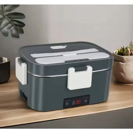 New Stainless Steel 1.8L Capacity Electric Portable Lunch Box with Digital Display