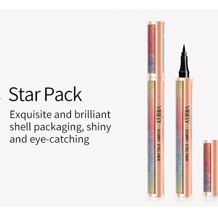 VIBELY Waterproof Liquid Eyeliner Pen - Smudge Proof, Glitter Sparkle (TikTok Viral), Long Lasting, Ultra Fine Tip - AliExpress
