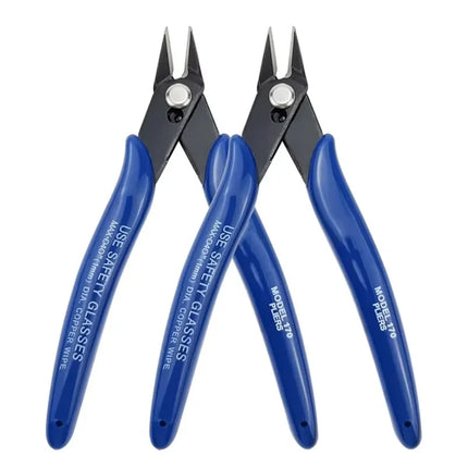 Diagonal Pliers Carbon Steel Pliers Electrical Wire Cable Cutters , Wire Snips for Electronics Soft Copper Jewelry
