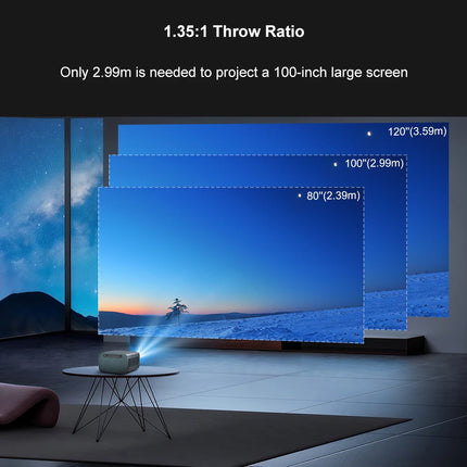 Lenovo X3 4K Projector HDR 10 Decode 1000CVIA Brightness Home Cinema Media Video Full HD with Wifi6 & BT Android Smart TV Beamer