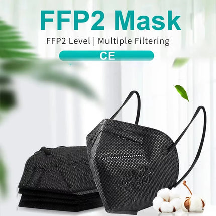 FP2 Face Masks Masques CE KN95 Face Mask Filter 5Layers Adult kn95 Mascarillas Quirurgicas Homologadas Reusable FFP2 Face Mask