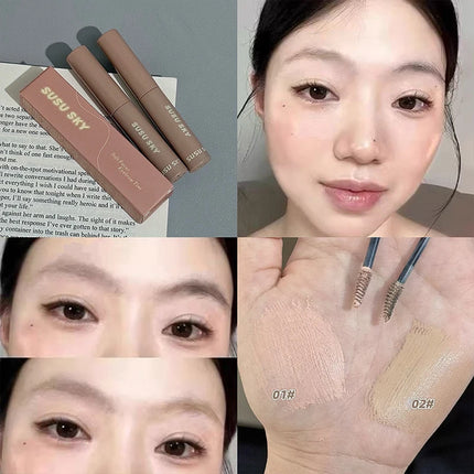 Natural Dyeing Eyebrow Cream High Pigment Long-lasting Waterproof Natural Wild Eye Brow Tint Enhancer Brow Mascara Cosmetic